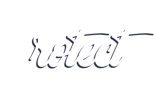 "Protect what you work for" typography